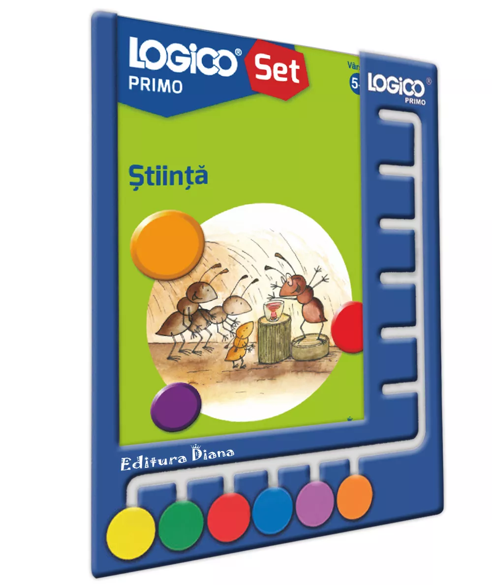 Carti si mape - LOGICO PRIMO - SET Mapă + Tăbliță - Stiinta 5+