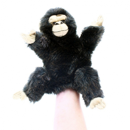 Decoruri, teatre, marionete - Marionetă de mână - Maimuță, 28 cm