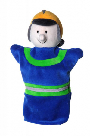 Jocuri de rol - Marioneta de mana - Pompier, 28 cm