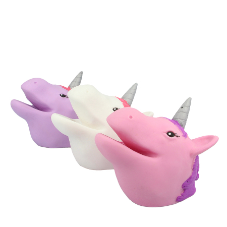 Decoruri, teatre, marionete - Marioneta pentru mana - Cap de unicorn