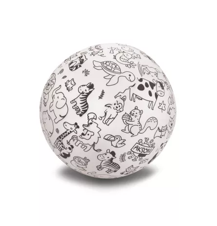 Jucarii de exterior - Minge de colorat din material textil, 35 cm