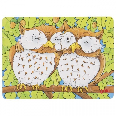Mini-puzzle cu 24 de piese - Animale din padure [2]