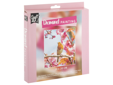 Noutăți - Mini-tablou cu diamante -Primăvară, 20 x 20 cm