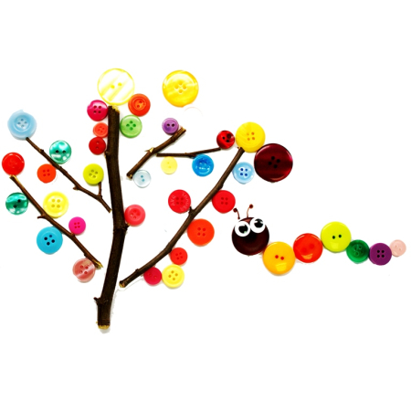 Nasturi multicolori din rasina, 400 buc [1]