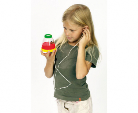Observator pentru insecte cu lupă și cască audio [2]