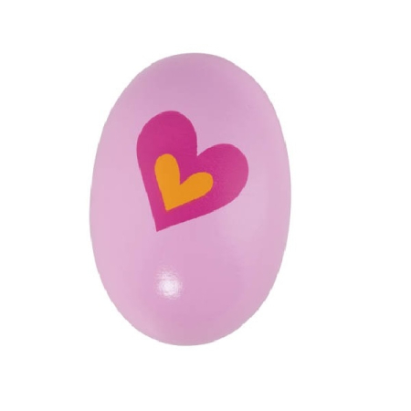 Cutia cu jucarii - Ou maracas muzical colorat din lemn