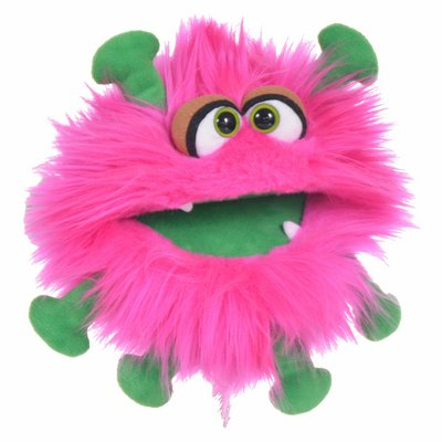 Jucarii de plus - Papusa de mana - Ghemotocul zambaret roz, 20 cm