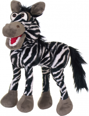 Jocuri de rol - Papusa de mana - Zebra (45 cm)