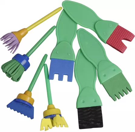 Instrumente si accesorii pentru pictura - Pensule pentru pictură din spumă EVA