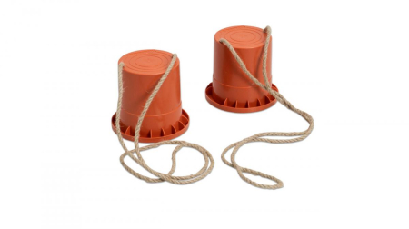 Jucarii de exterior - Picioroange colorate portocalii cu sfoară, 12 x ø13 cm