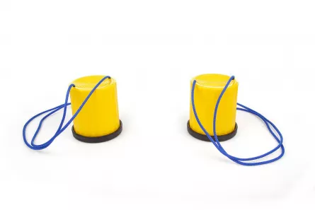 Jucarii de exterior - Picioroange galbene cu sfoara, 10 x 11 cm