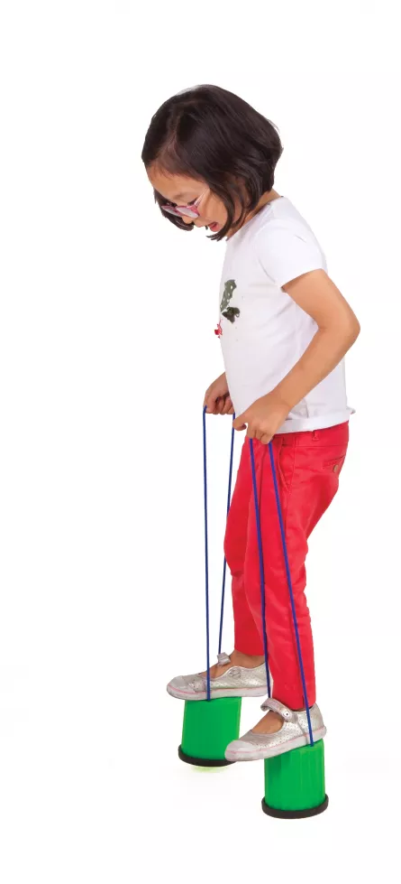 Jucarii de exterior - Picioroange verzi cu sfoara, 10 x 11 cm