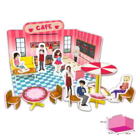 Puzzle-uri 3D - Puzzle 3D - Cafenea