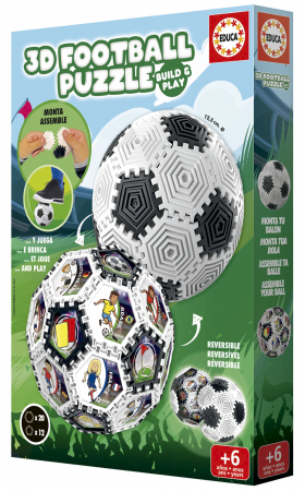 Puzzle 3D cu 32 de piese - Minge de fotbal [3]