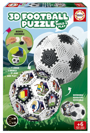 Puzzle 3D cu 32 de piese - Minge de fotbal [0]