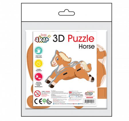Puzzle 3D cu 7 piese - Calut [1]