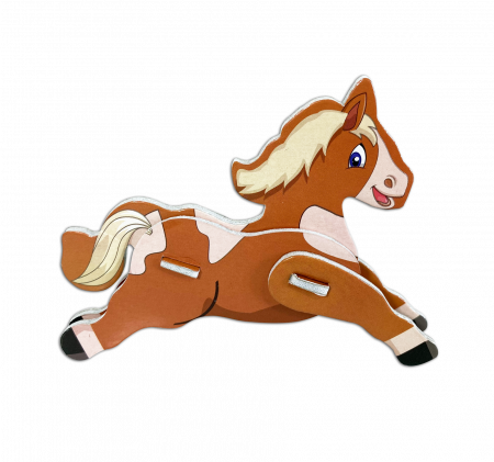 Puzzle 3D cu 7 piese - Calut [0]