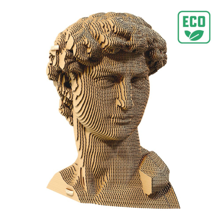 Noutăți - Puzzle 3D din carton - David