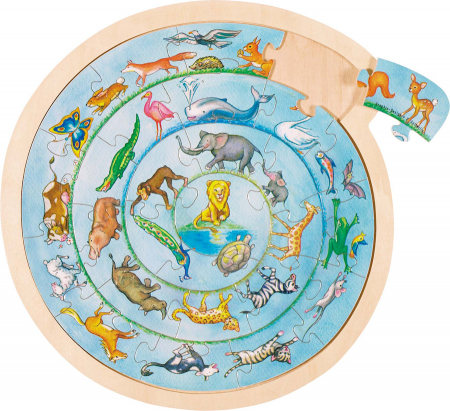Puzzle-uri cu animale - Puzzle - Cercul animalelor
