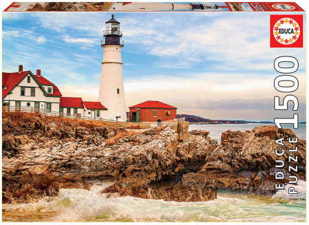 Puzzle-uri - Puzzle cu 1500 de piese - Farul de lângă ocean