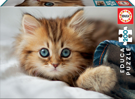 Puzzle cu 200 de piese - Pisicuta [0]