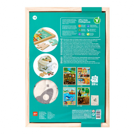 Puzzle cu 28 de piese din lemn - Oceanul [1]