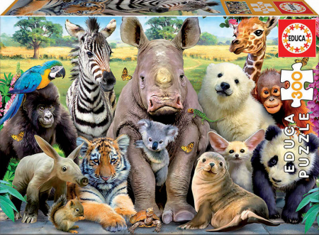 Puzzle-uri cu animale - Puzzle cu 300 de piese - Animale