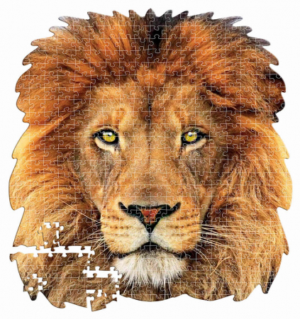 Puzzle cu 375 de piese - Cap de leu [1]