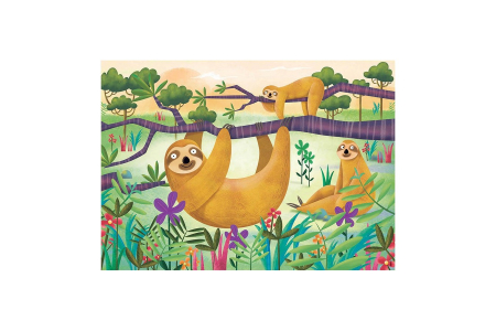 Puzzle cu 48 de piese in mini cutie tip cub - Lenesi [1]