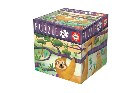 Puzzle cu 48 de piese in mini cutie tip cub - Lenesi [0]