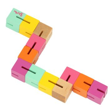 Puzzle-uri cub - Puzzle de buzunar în culori pastel