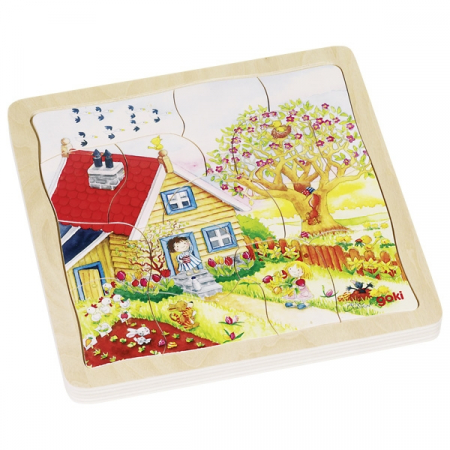 Puzzle-uri - Puzzle în straturi - Anotimpuri