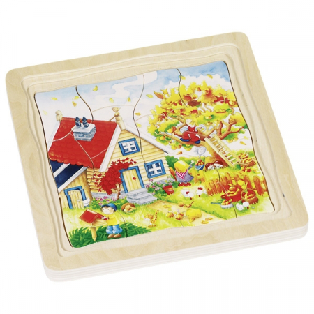 Puzzle în straturi - Anotimpuri [2]