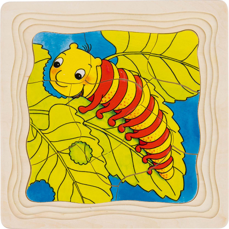 Puzzle în straturi – Omidă [1]