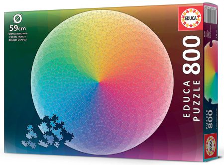 Puzzle-uri cu 500-2000 piese - Puzzle rotund cu 800 de piese - Arco Iris