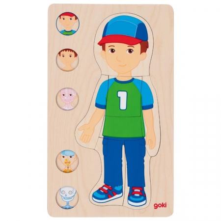 Puzzle-uri stratificate - Puzzle stratificat - Corpul meu. Baiat