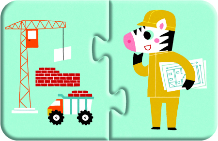 Puzzle cu 2 piese - Puzzle-uri cu 2 piese - Meserii