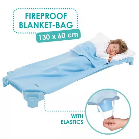 Saltele, perne, așternuturi - Sac de dormit tip pătură cu elastice