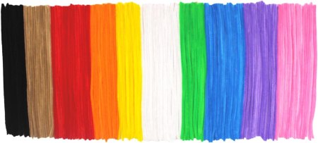 Sarma plusata - Sârmă plușată - 150 de bucăți (0,6 x 30 cm)