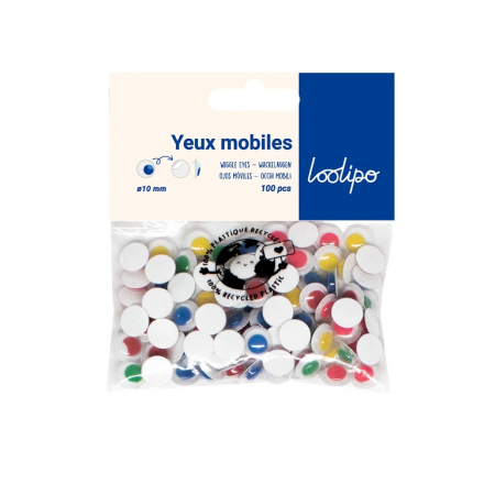 Set 100 ochi mobili colorati, diametru 10 mm [2]