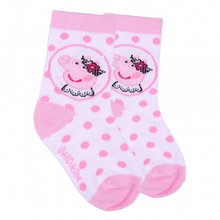 Set 5 perechi sosete Peppa Pig, marime 16-19 [3]