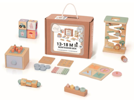 Jocuri STEM - Set 6 jocuri educative tip Montessori, 13 - 18 luni