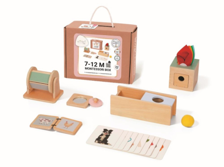 Jocuri STEM - Set 6 jocuri educative tip Montessori, 7 - 12 luni