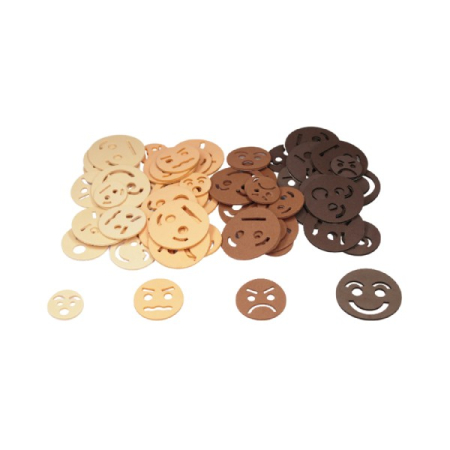 Art&Craft - Set 60 de stickere din spumă - Emoții