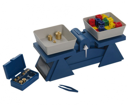 Explorarea mediului inconjurator - Set balanță cu 2 talere și pensetă