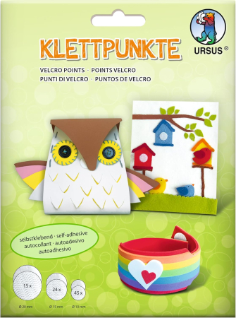 Seturi de creatie - Set buline autoadezive din velcro