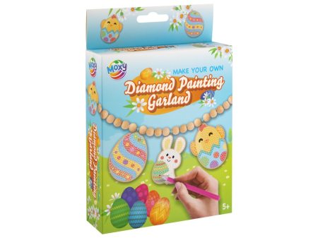 Art&Craft - Set creativ - ghirlandă de Paște cu diamante