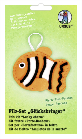 Seturi de creatie - Set creativ prin coasere  Pestisor din fetru, 12 cm