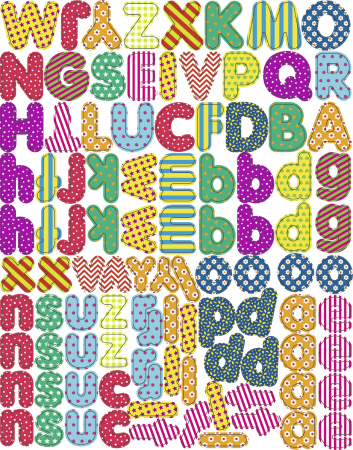 Lucru manual - Set de 100 litere magnetice mari și mici