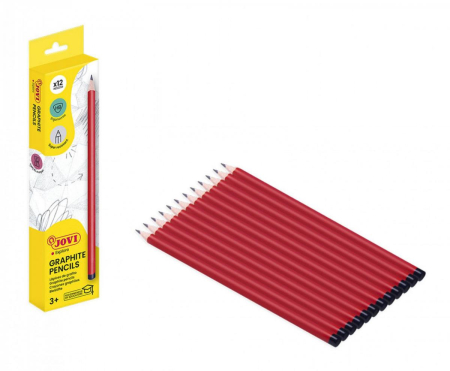 Noutăți - Set de 12 creioane triunghiulare HB